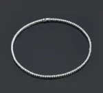 5.50mm Round Lab Diamond 4 Prong Classic Tennis Necklace