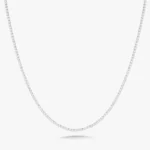 5.50mm Round Lab Diamond 4 Prong Classic Tennis Necklace