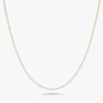 5.50mm Round Lab Diamond 4 Prong Classic Tennis Necklace