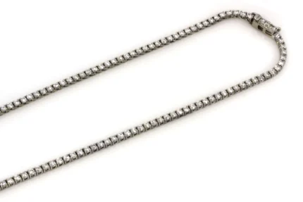 5.80mm Round Lab Diamond 4 Prong Classic Tennis Necklace