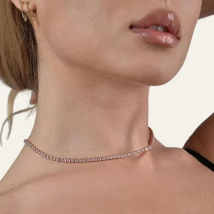 radiant shine lab diamond necklace 30 inch