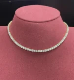 elegant long diamond necklace 30 inch