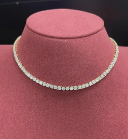 elegant long diamond necklace 30 inch