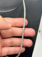 statement long necklace lab grown diamonds