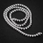 detailed view 6.20mm diamond setting necklace