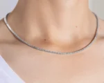 bold 30 inch tennis chain 6.20mm round diamonds