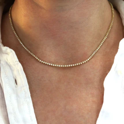 designer style 6.20mm tennis necklace